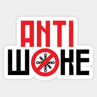 Anti-Woke Sticker